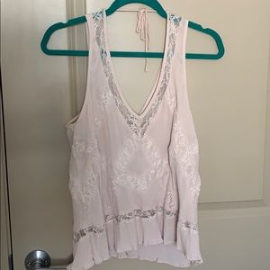 AE Blush Lacy Tank